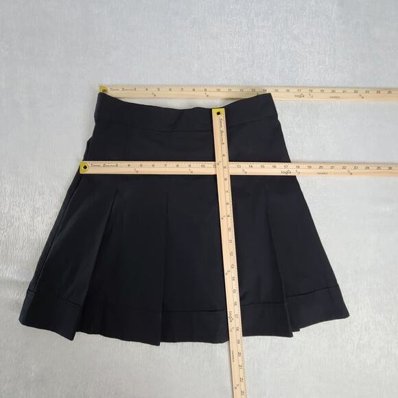 Banana Republic women's pleated peplum skirt black NWT Size 8 Office career Goth - Picture 4 of 7